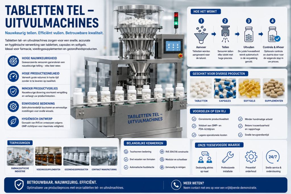 Tabletten Tel - Uitvulmachines