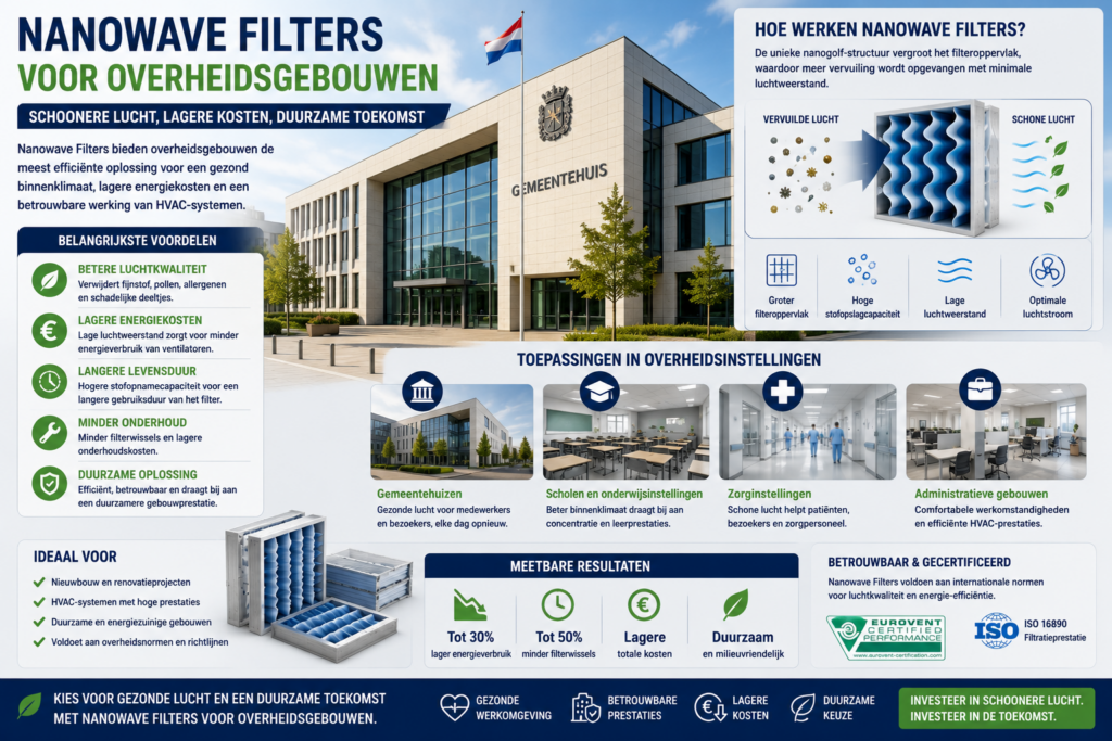 Nanowave filters voor overheidsgebouwen