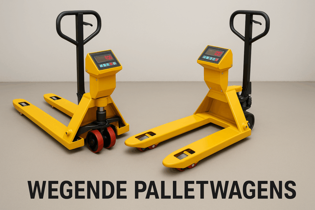 Wegende Palletwagens voor Voedingsindustrie, Pharma, Landbouw en Distributie