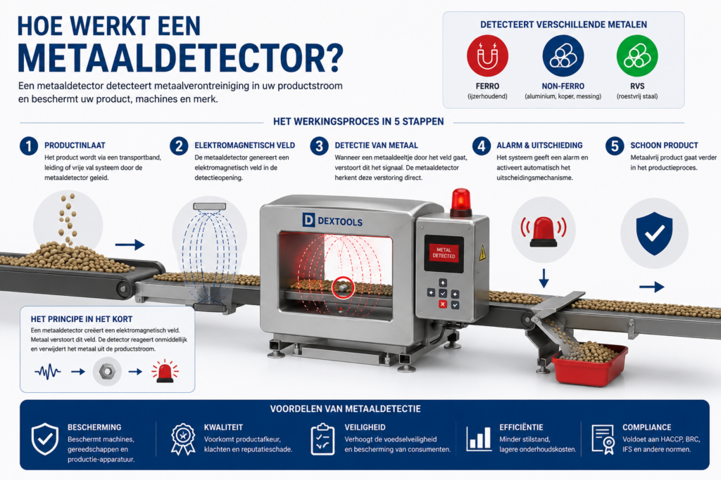 Hoe werkt een metaaldetector