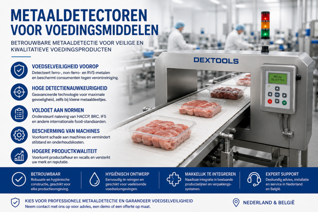 Metaaldetectoren voor voedingsmiddelen
