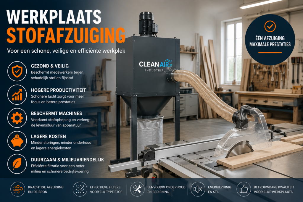 Werkplaats Stofafzuiging