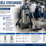 Industriële stofzuigers voor de onderhoudsindustrie.