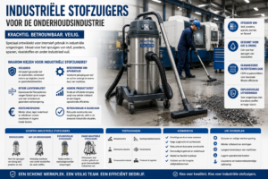 Lees meer over het artikel Industriële stofzuigers voor de onderhoudsindustrie.
