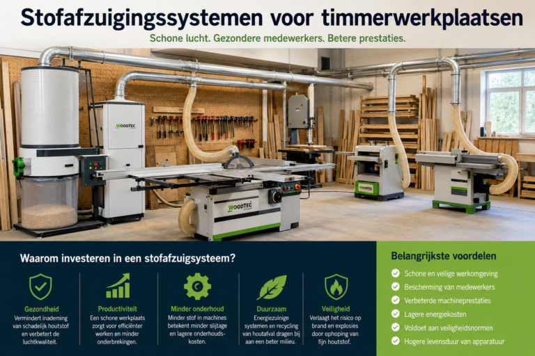Lees meer over het artikel Stofafzuigingssystemen voor timmerwerkplaatsen
