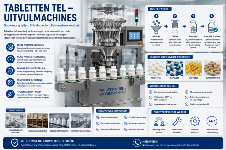 Lees meer over het artikel Tabletten Tel – Uitvulmachines