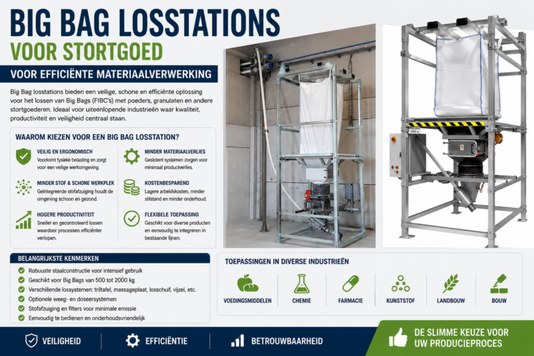 Lees meer over het artikel Big Bag losstations voor stortgoed