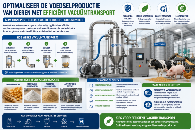 Lees meer over het artikel Voedselproductie door Vacuümtransport