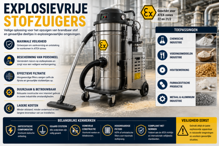 Lees meer over het artikel Explosievrije Stofzuigers