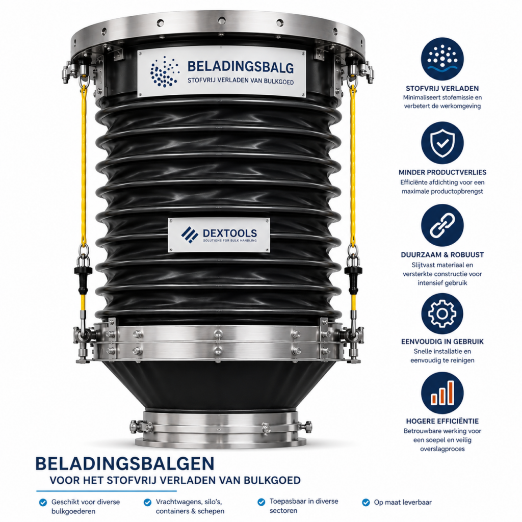 Beladingsbalgen voor het Stofvrij Verladen van Bulkgoed