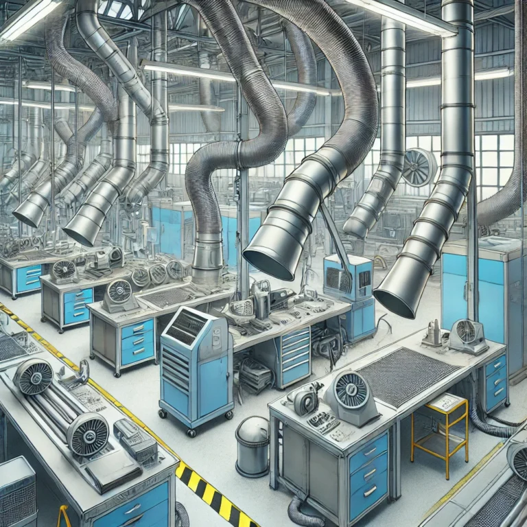 Lees meer over het artikel Optimaliseer de Werkplaatsluchtkwaliteit met Afzuigarmen