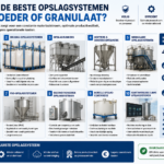Opslagsystemen voor poeder of granulaat
