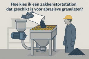 Lees meer over het artikel Zakkenstortstation geschikt voor abrasieve granulaten