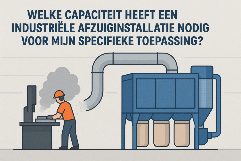 Welke capaciteit heeft een industriële afzuiginstallatie nodig voor mijn specifieke toepassing?