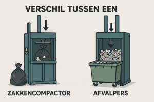 Lees meer over het artikel Verschil tussen Zakkencompactor en Afvalpers