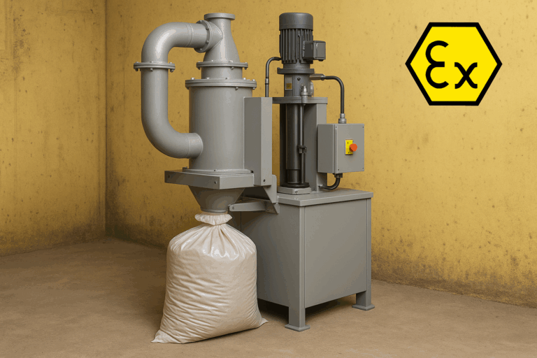Lees meer over het artikel ATEX-gecertificeerde Zakkencompactors