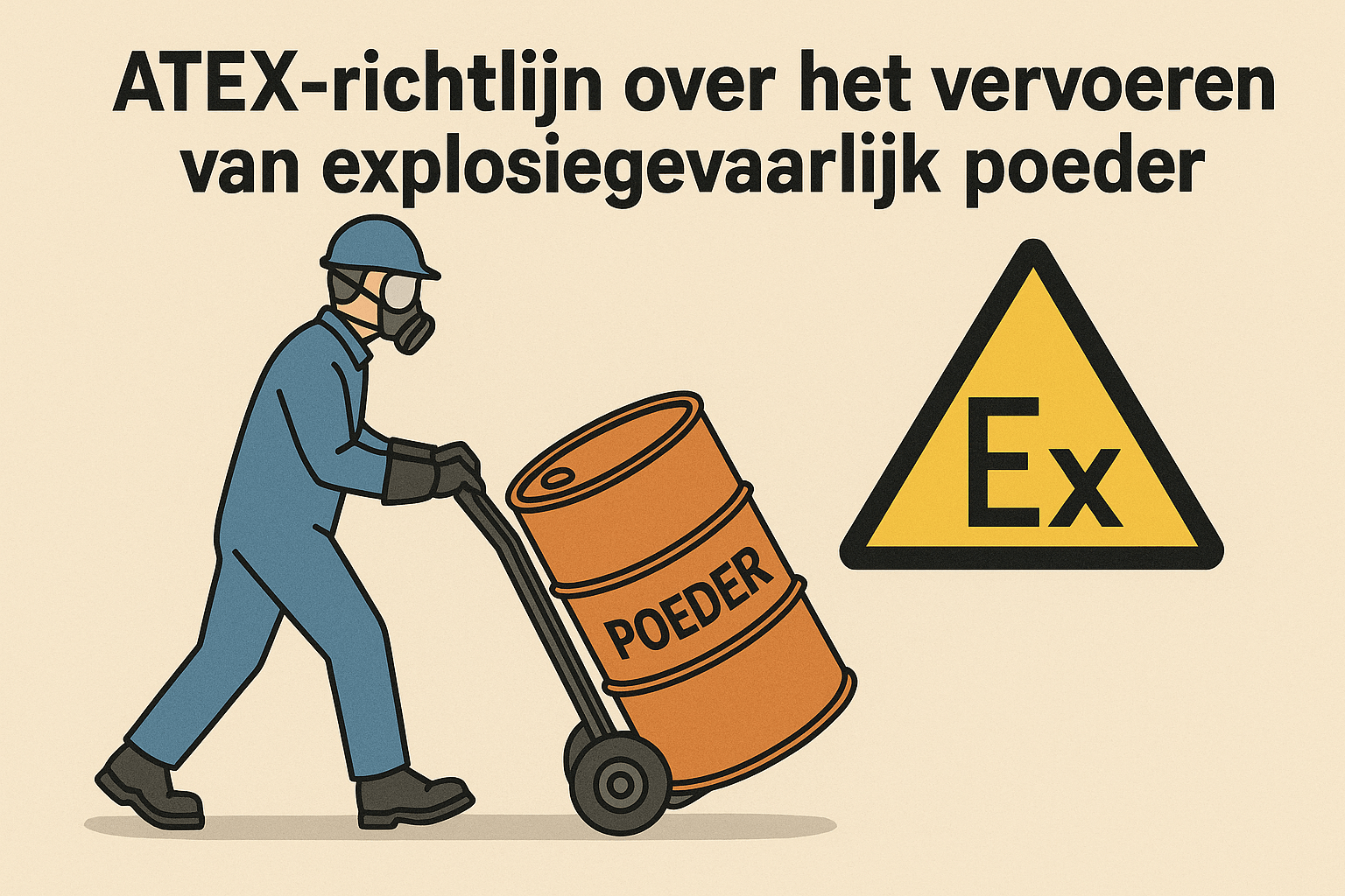 ATEX-richtlijn vervoeren explosiegevaarlijk poeder