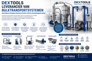 Lees meer over het artikel Dextools Leverancier van bulktransportsystemen