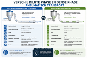 Lees meer over het artikel Verschil dilute phase en dense phase pneumatisch transport