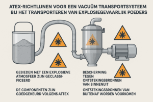 Lees meer over het artikel ATEX-richtlijnen voor een vacuüm transportsysteem