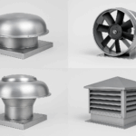 Soorten industriële dakventilatoren