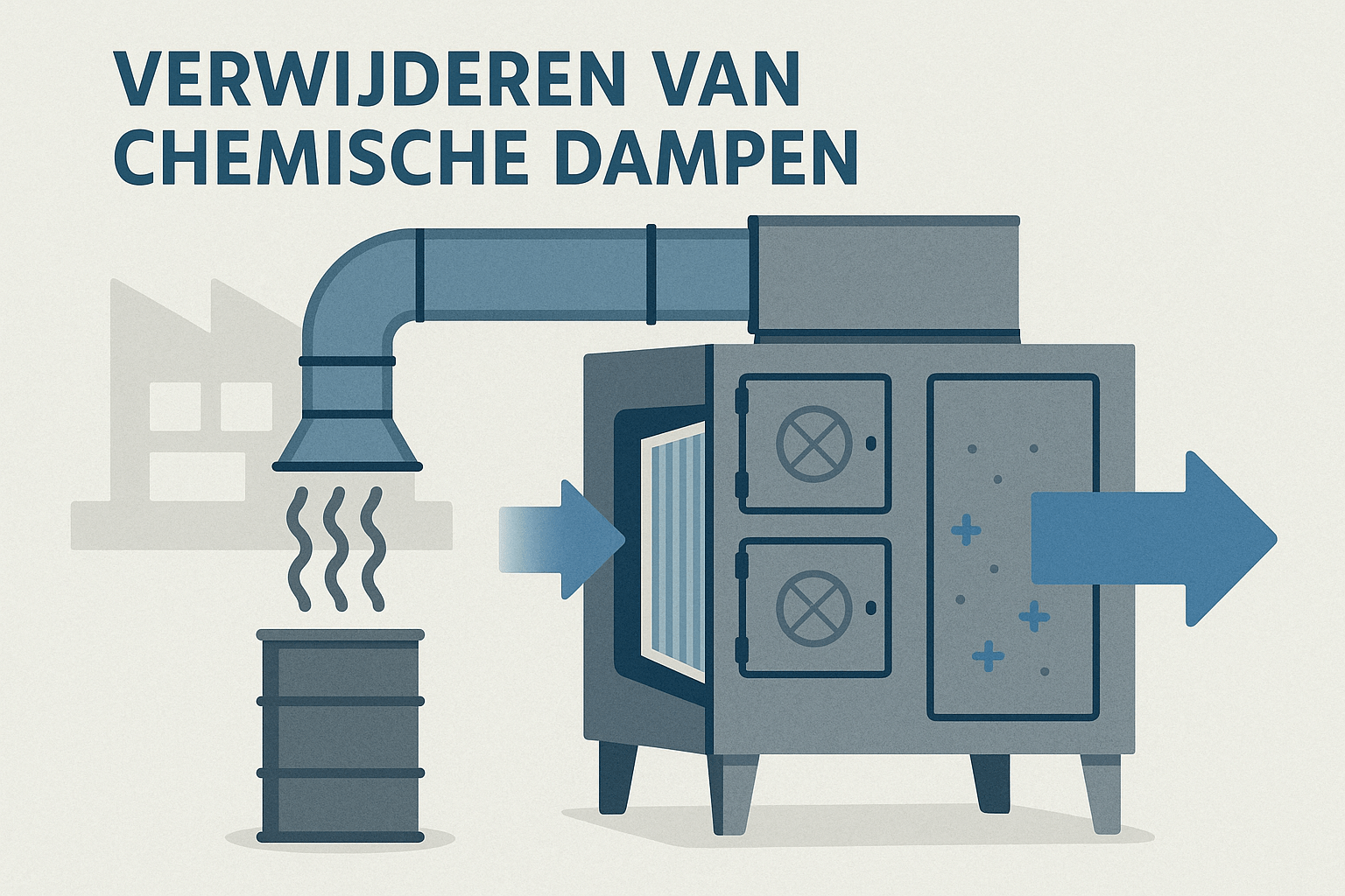 Lees meer over het artikel Hoe verwijder je chemische dampen met industriële luchtfilters?