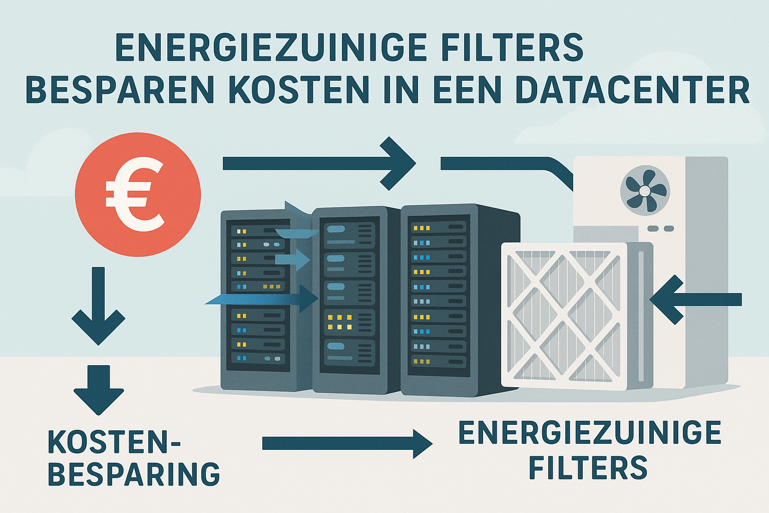 Lees meer over het artikel Hoe besparen energiezuinige filters kosten in een datacenter?