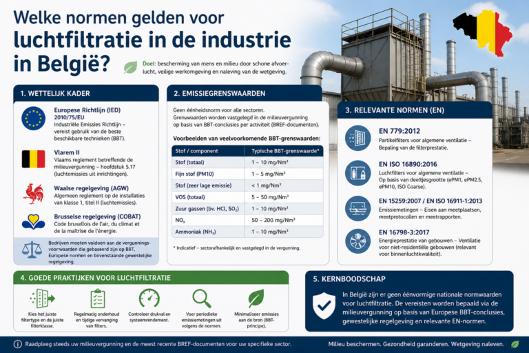Lees meer over het artikel Welke normen gelden voor luchtfiltratie in de industrie in België?