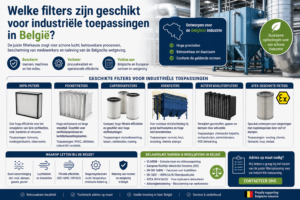 Welke filters zijn geschikt voor industriële toepassingen in Belgie