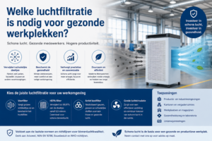 Lees meer over het artikel Welke luchtfiltratie is nodig voor gezonde werkplekken?