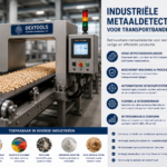Industriële metaaldetectors voor transportbanden