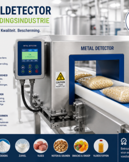 Metaaldetector voor voedselverwerking