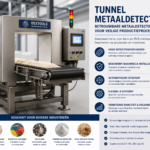 Tunnel Metaaldetector voor industriële metaaldetectie