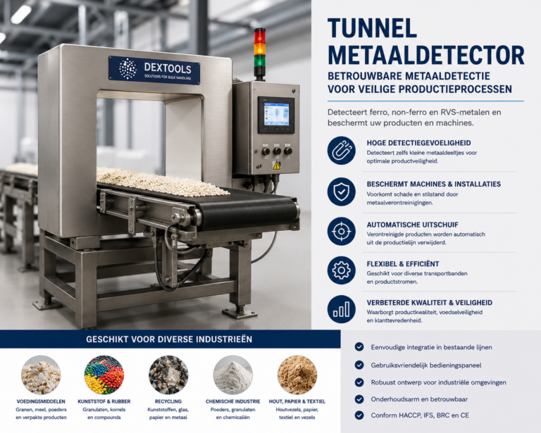 Lees meer over het artikel Tunnel Metaaldetector voor industriële metaaldetectie